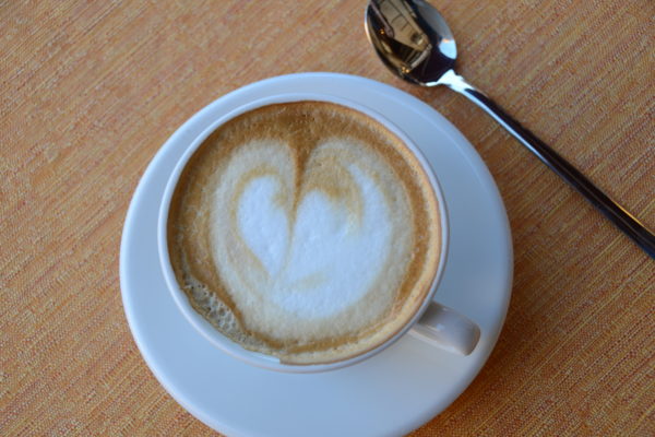 Sharing tea or coffee during date night in marriage.